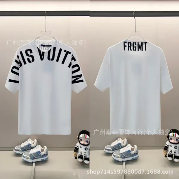 Louis Vuitton x Fragment Design Arch Logo T-Shirt White - 1