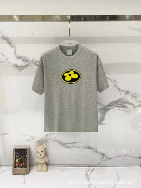 GRA Flower Logo Graphic T-Shirt Gray - 1