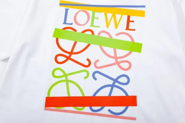 Loewe Anagram Logo T-Shirt Collection Multicolor T-Shirt - 43