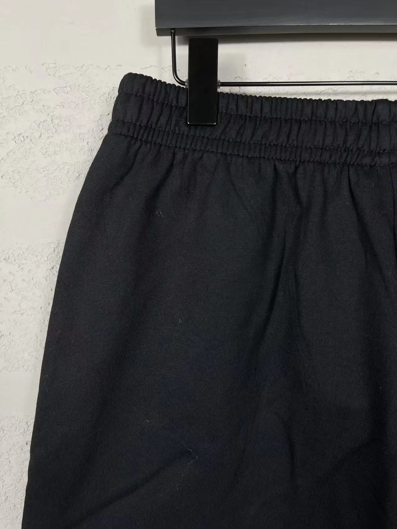Balenciaga Logo Patch Shorts Black - 9
