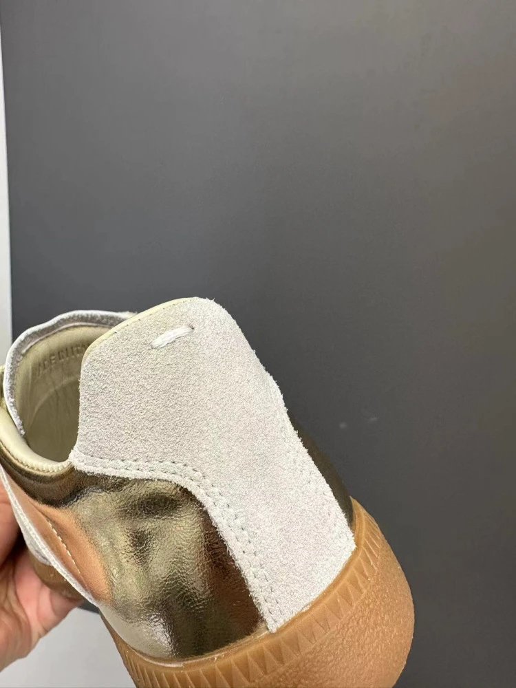 Maison Margiela Replica Sneakers Tan Suede Casual Shoes - 14