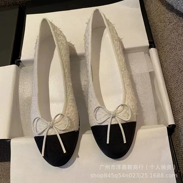 Unbranded Leather Shoes Cap-Toe Bow Ballet Flats product detail image 18