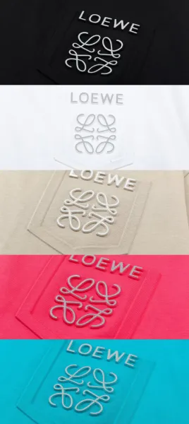 Loewe Anagram Logo T-Shirt Collection Multicolor T-Shirt - 49