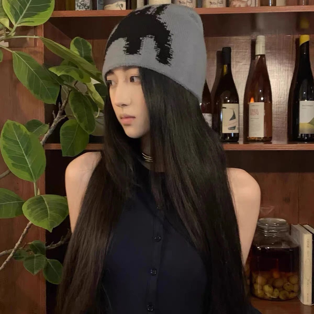 Saint Tears Pixel Cat Beanie Black - 19