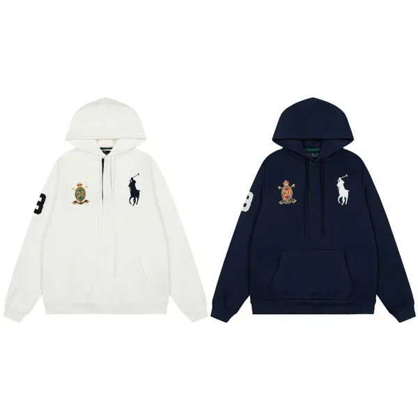 Polo Ralph Lauren 20th Anniversary Crest Hoodie Navy - 7