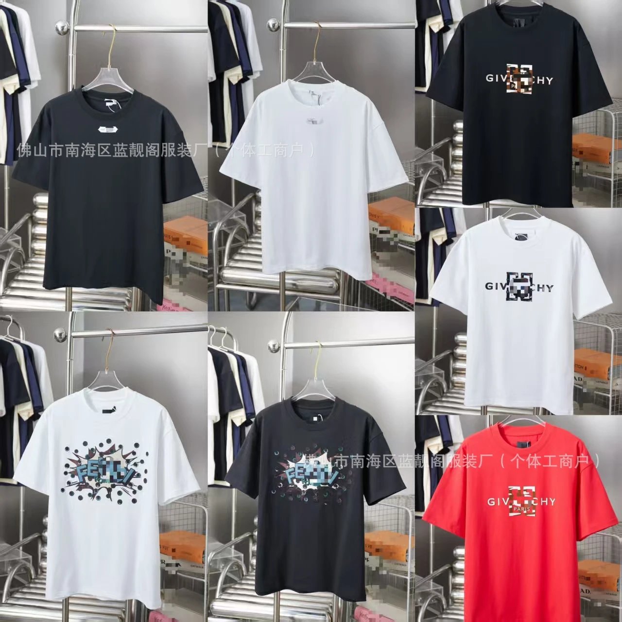 Givenchy Pixelated Logo White T-Shirt - 5