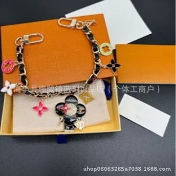 Unbranded Uncategorized Floral Charm Bag Chain Keychain product detail image 4
