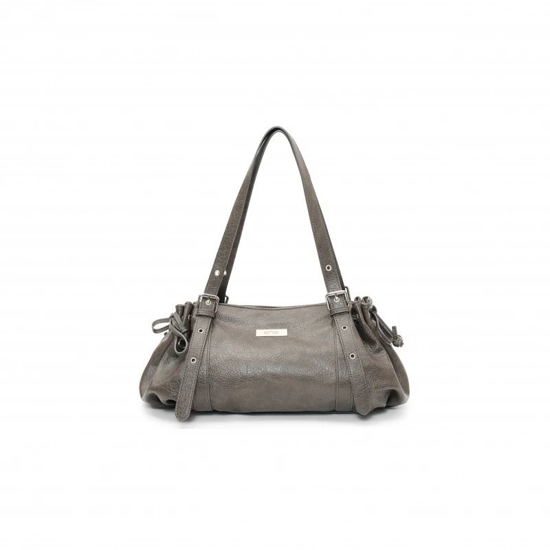 as"on Shoulder Bags Slouchy Motorcycle Bag — 141 ason Motorcycle Bag - Gray Brown