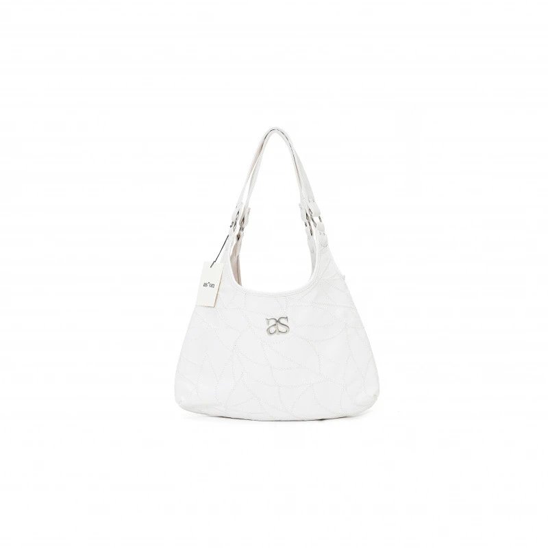 as"on Shoulder Bags Slouchy Motorcycle Bag — 136 ason Tote Bag - White