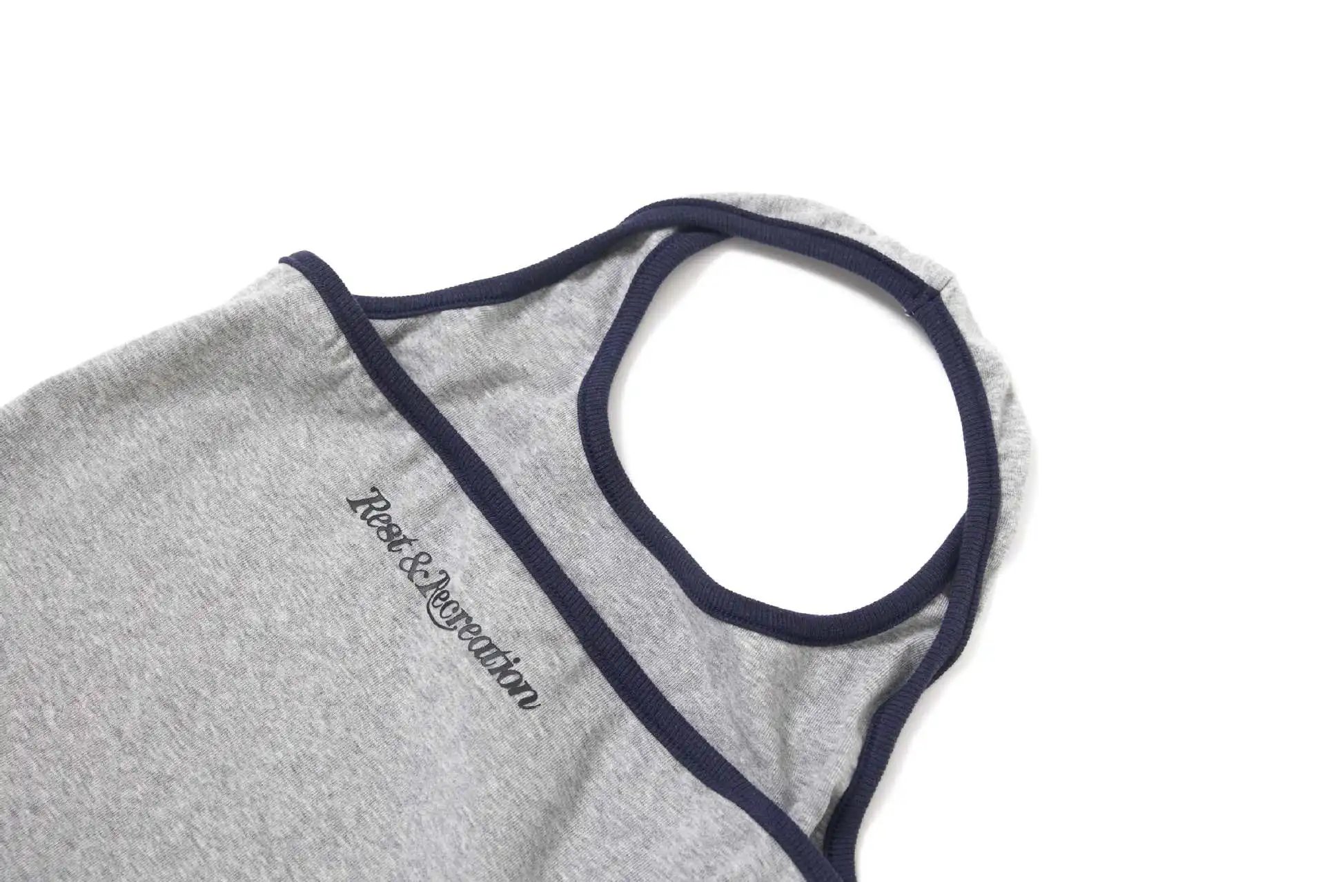 GRA Halter Neck Tank Top Gray - 24