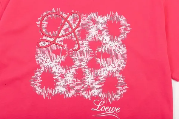 Loewe Anagram Logo T-Shirt Collection Multicolor T-Shirt - 40