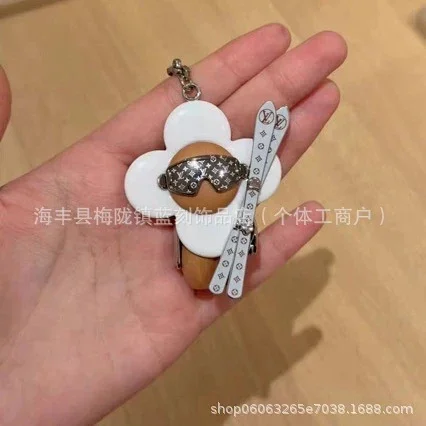 Louis Vuitton Uncategorized Leather novelty bag charm keychain product detail image 1