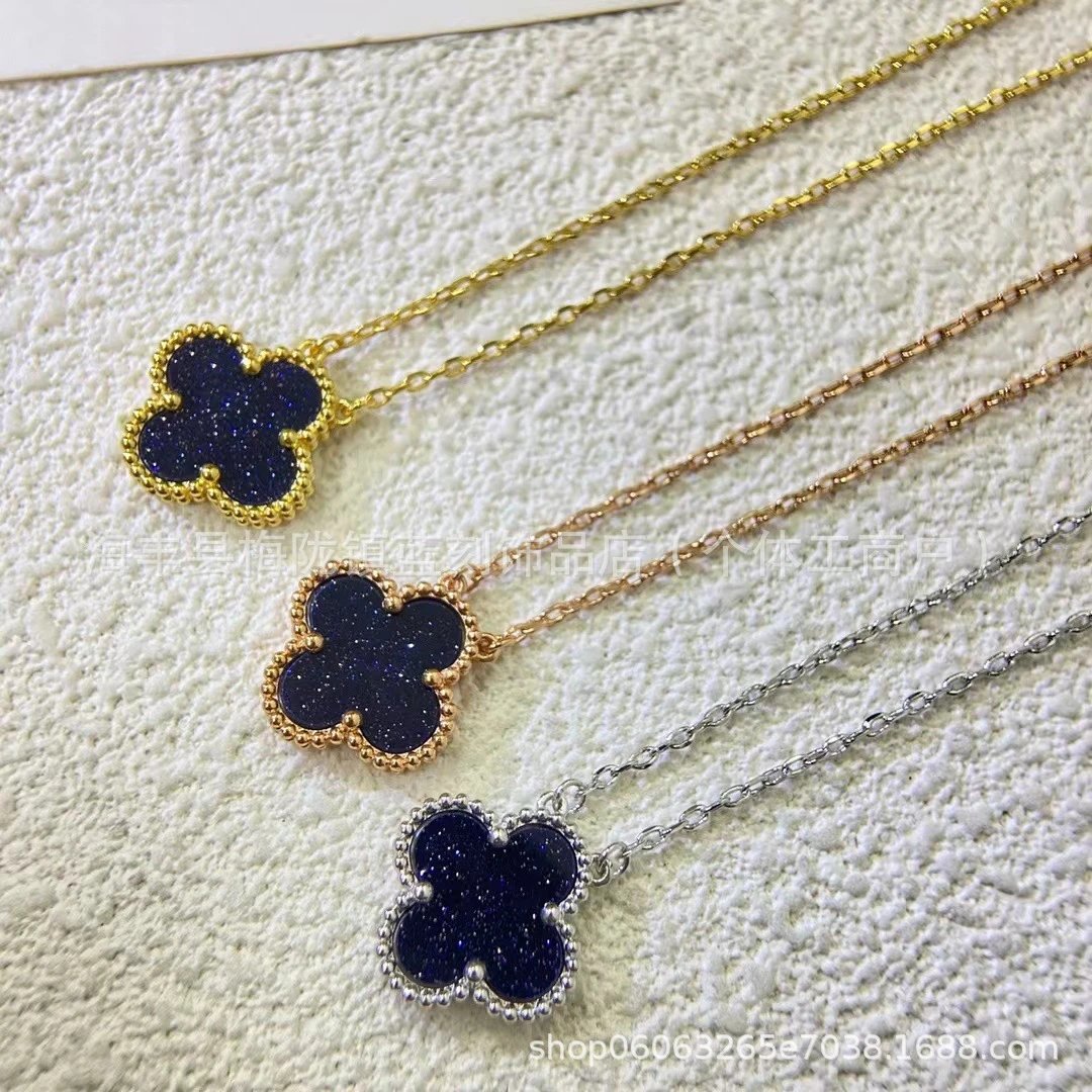 Alhambra-Style Four-Leaf Clover Pendant Necklace in Gold, Silver, and Rose Gold - 6