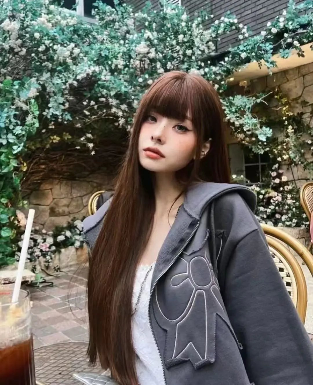 Gallery Dept. Distressed Elephant Hoodie Gray - 22