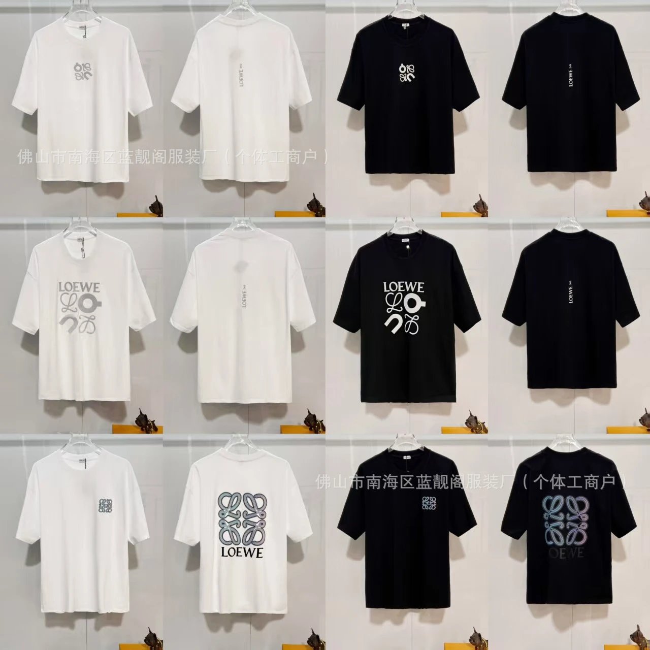 Loewe Anagram Logo Print White T-Shirt - 5