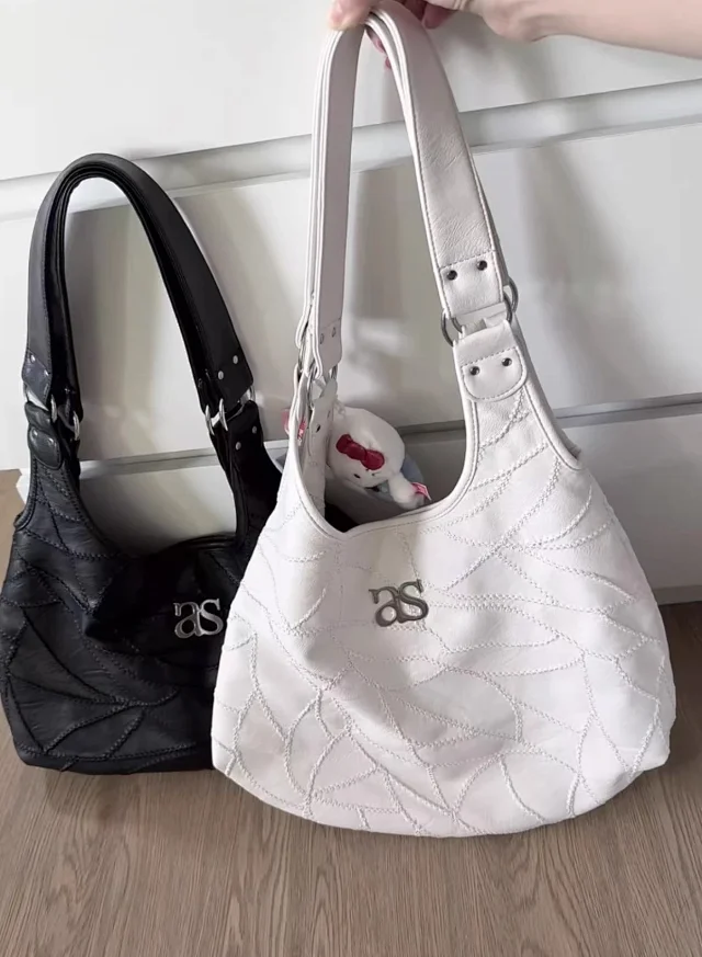 as"on Shoulder Bags Slouchy Motorcycle Bag product detail image 61