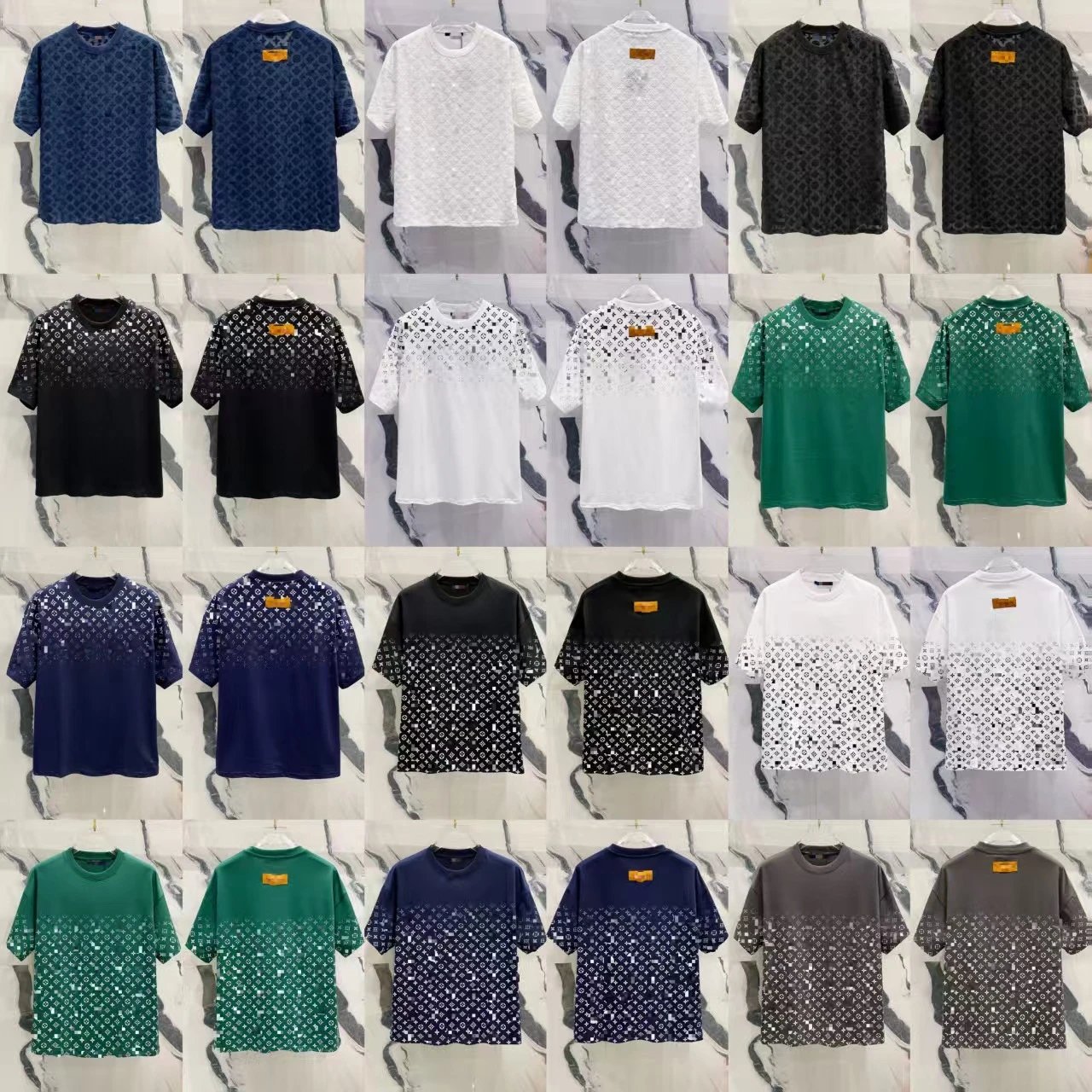 Louis Vuitton x Streetwear Collection Graphic Print T-Shirt in White and Black - 4