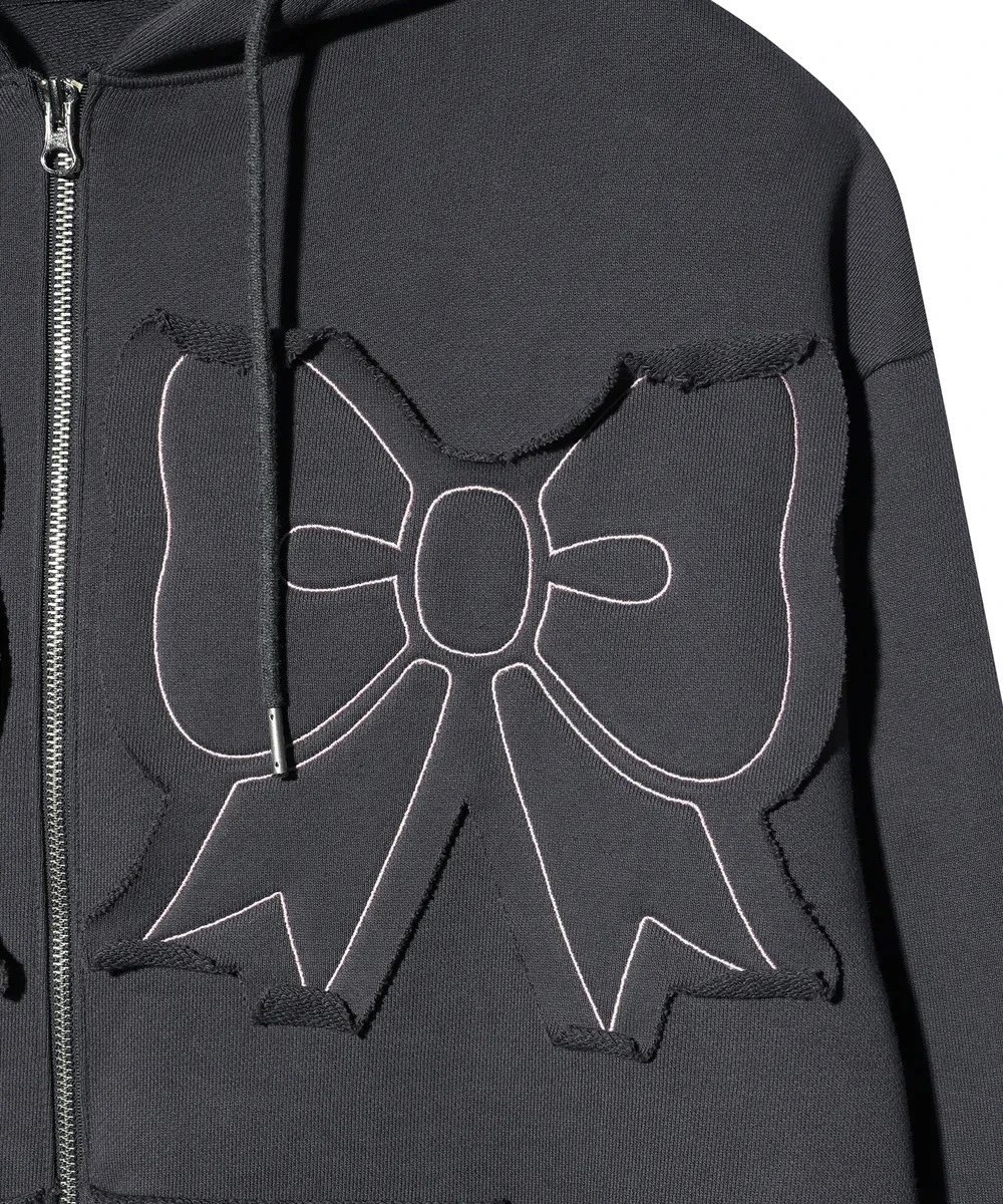 Gallery Dept. Distressed Elephant Hoodie Gray - 17