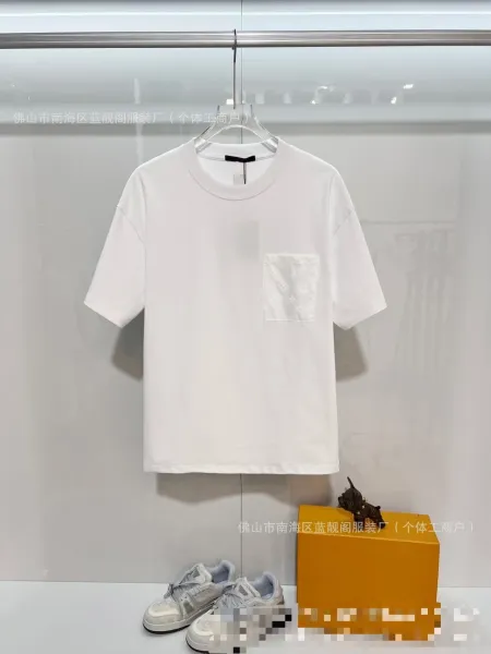 Louis Vuitton Monogram Pocket T-Shirt White - 1