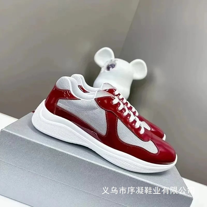 Prada Linea Rossa Cloud Sneakers Light Blue Mesh White Sole Sneakers - 26