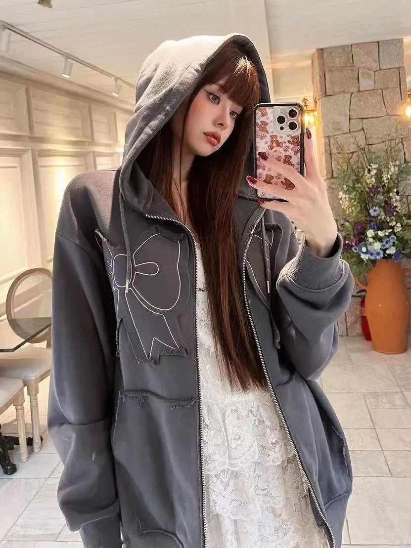 Gallery Dept. Distressed Elephant Hoodie Gray - 20