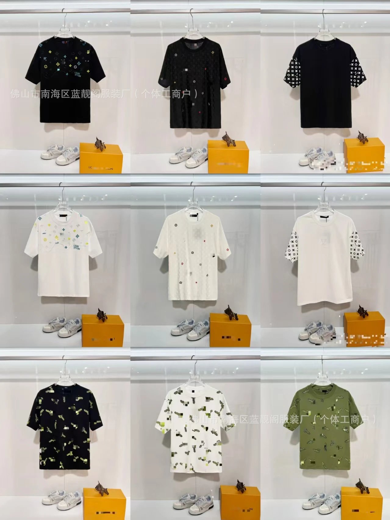 Louis Vuitton Graffiti LV Logo Black T-Shirt - 6