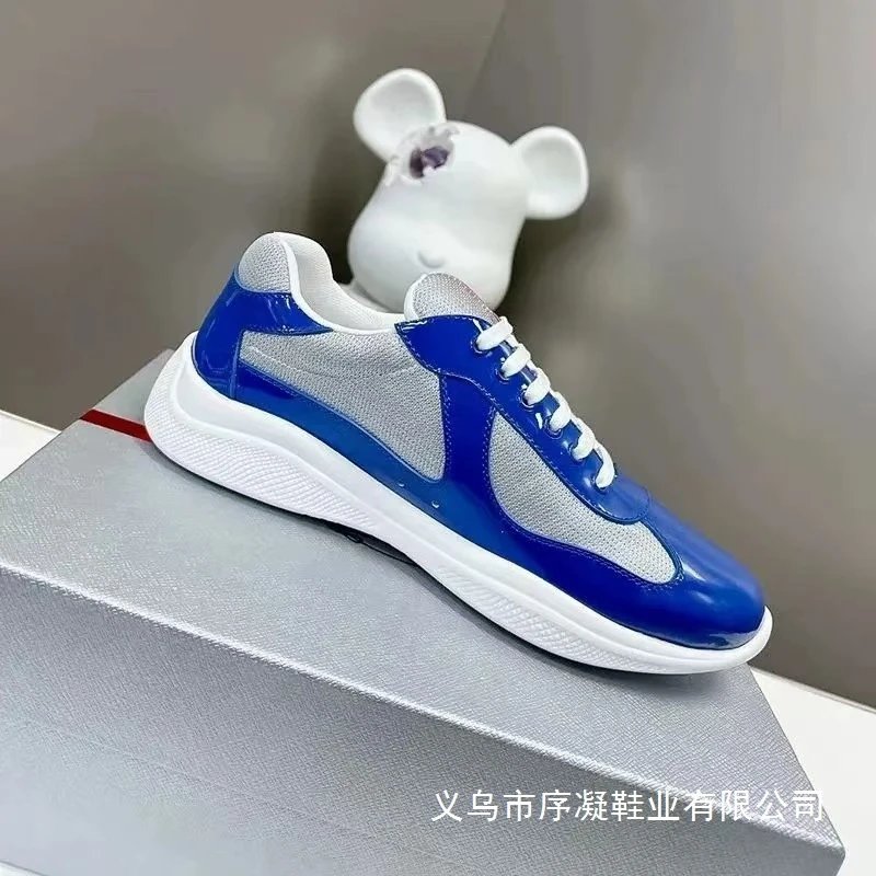 Prada Linea Rossa Cloud Sneakers Light Blue Mesh White Sole Sneakers - 6