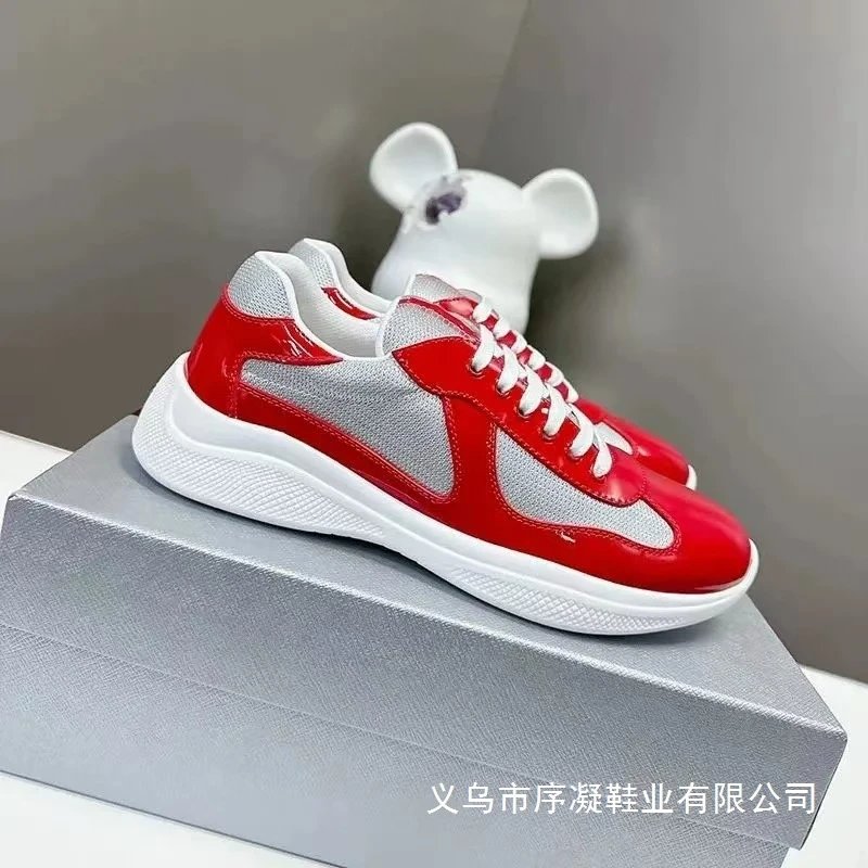 Prada Linea Rossa Cloud Sneakers Light Blue Mesh White Sole Sneakers - 28