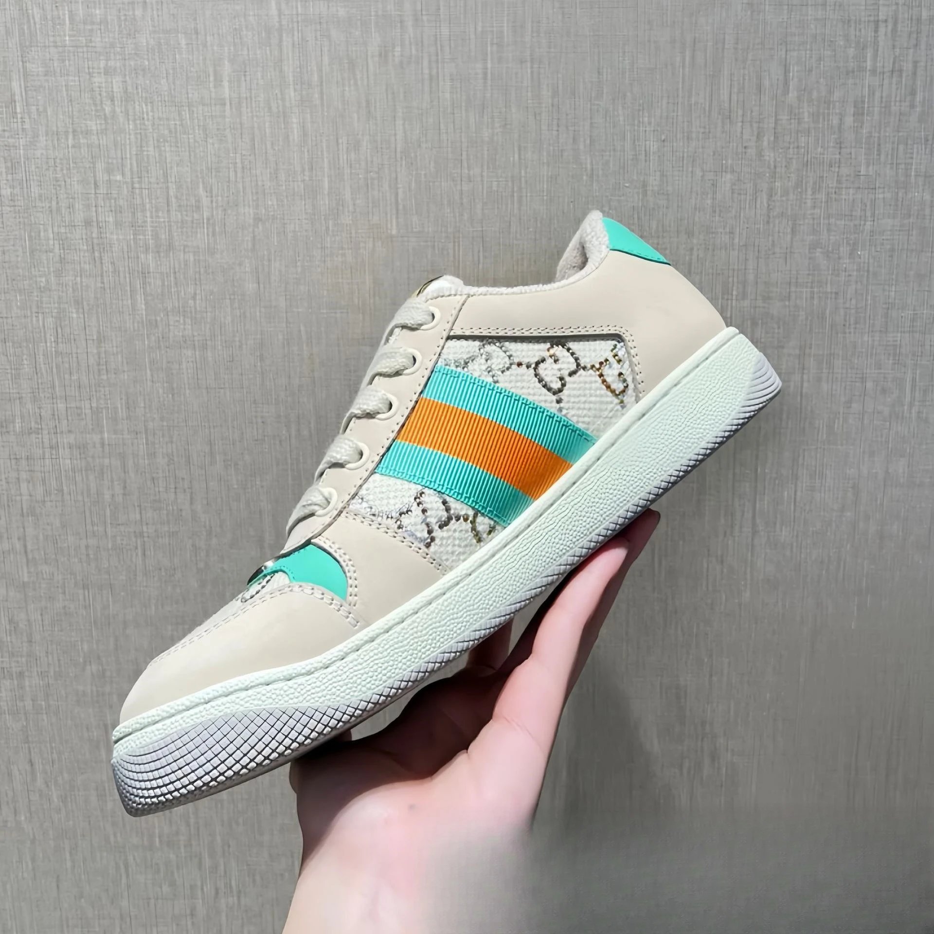 Gucci Ace Sneakers Black with Web Stripe and GG Monogram - 8