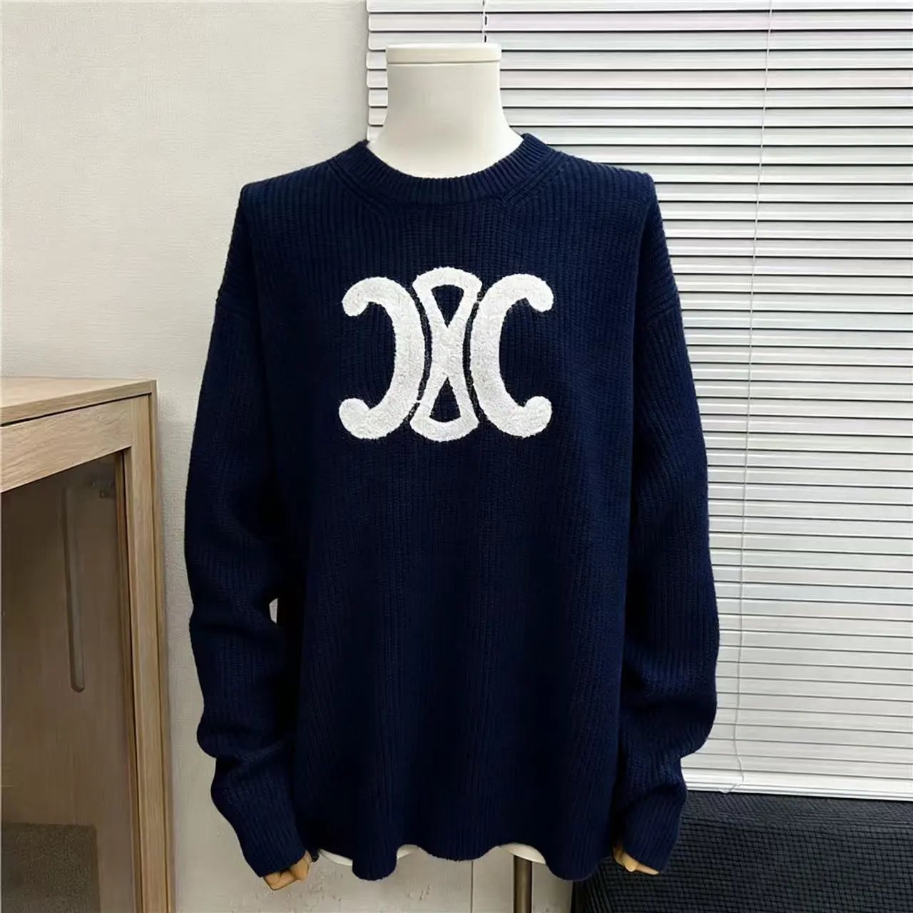 Off-White LINE Knit Sweater White - 2