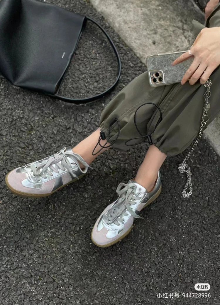Maison Margiela Replica Sneakers White Black Beige Sneakers - 2