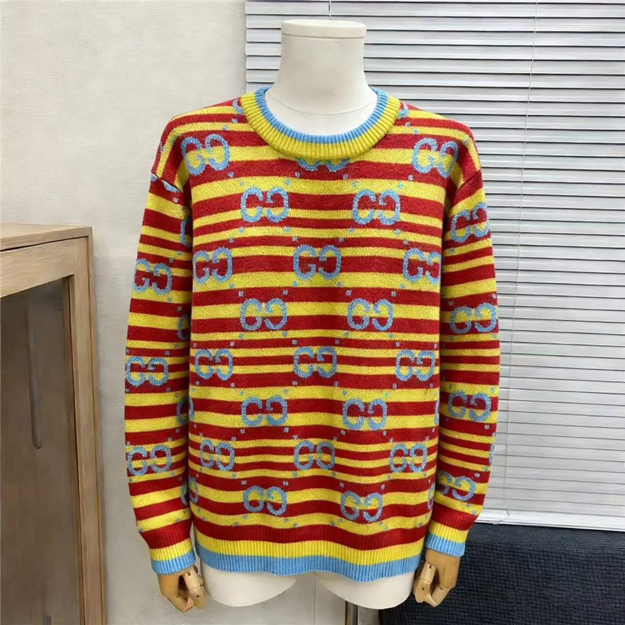 Gucci GG Monogram Gradient Knit Sweater - 5
