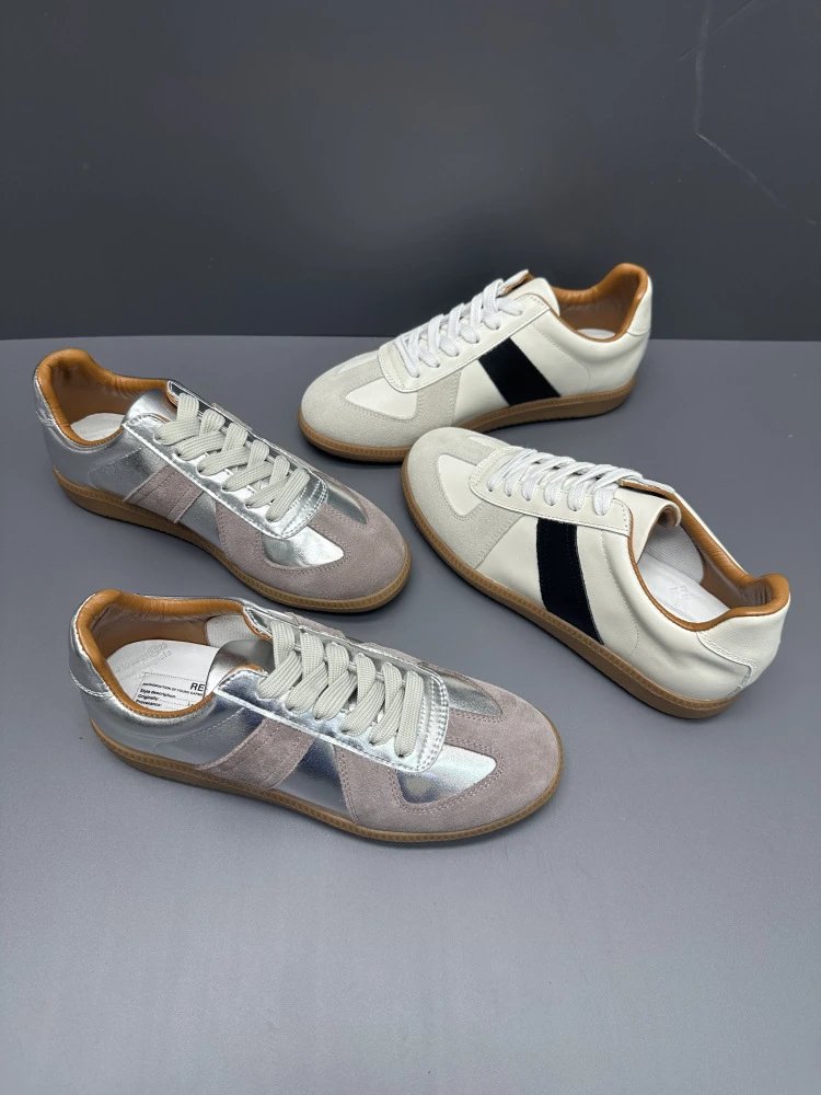 Maison Margiela Replica Sneakers White Black Beige Sneakers - 5