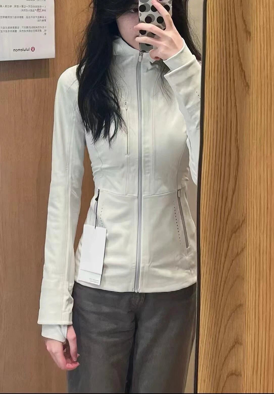 Lululemon Define Jacket Cloud White Outerwear - 19