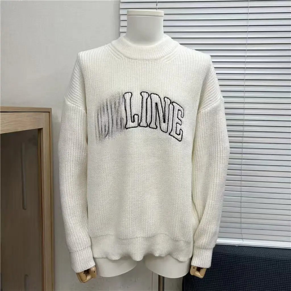 Off-White LINE Knit Sweater White - 5
