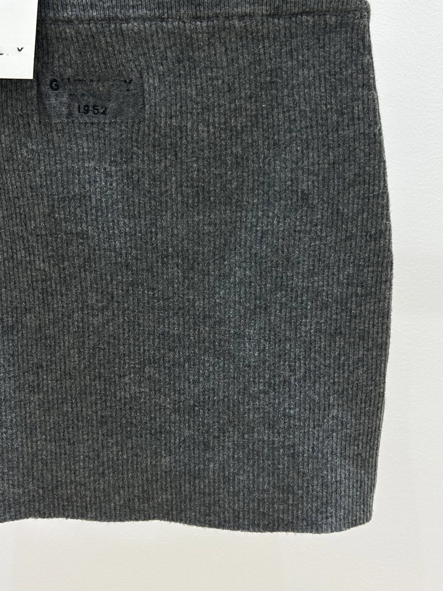 Hivy Knit Polo Shirt Gray Sweater - 24