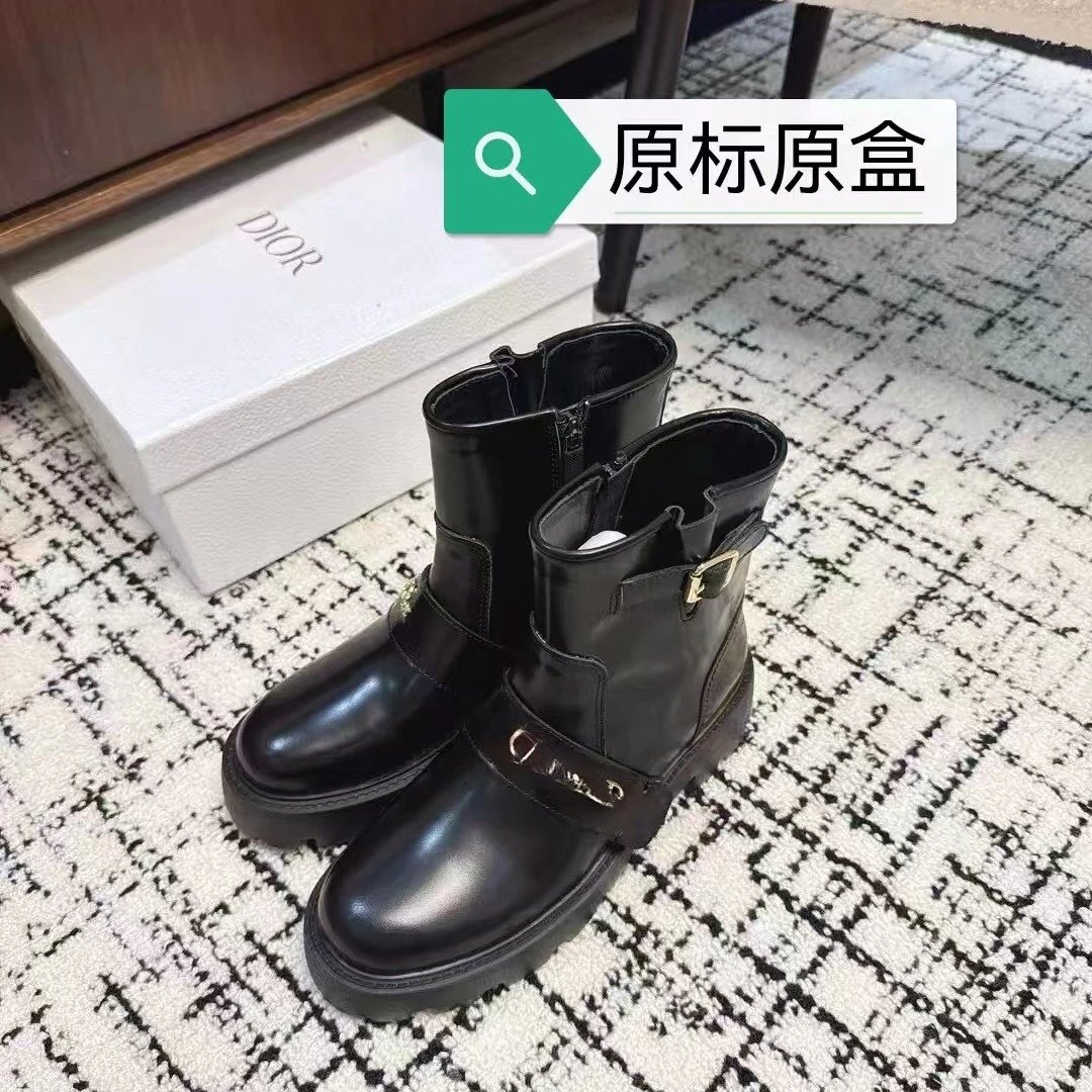 Dior Boots Buckle Strap Ankle image 1