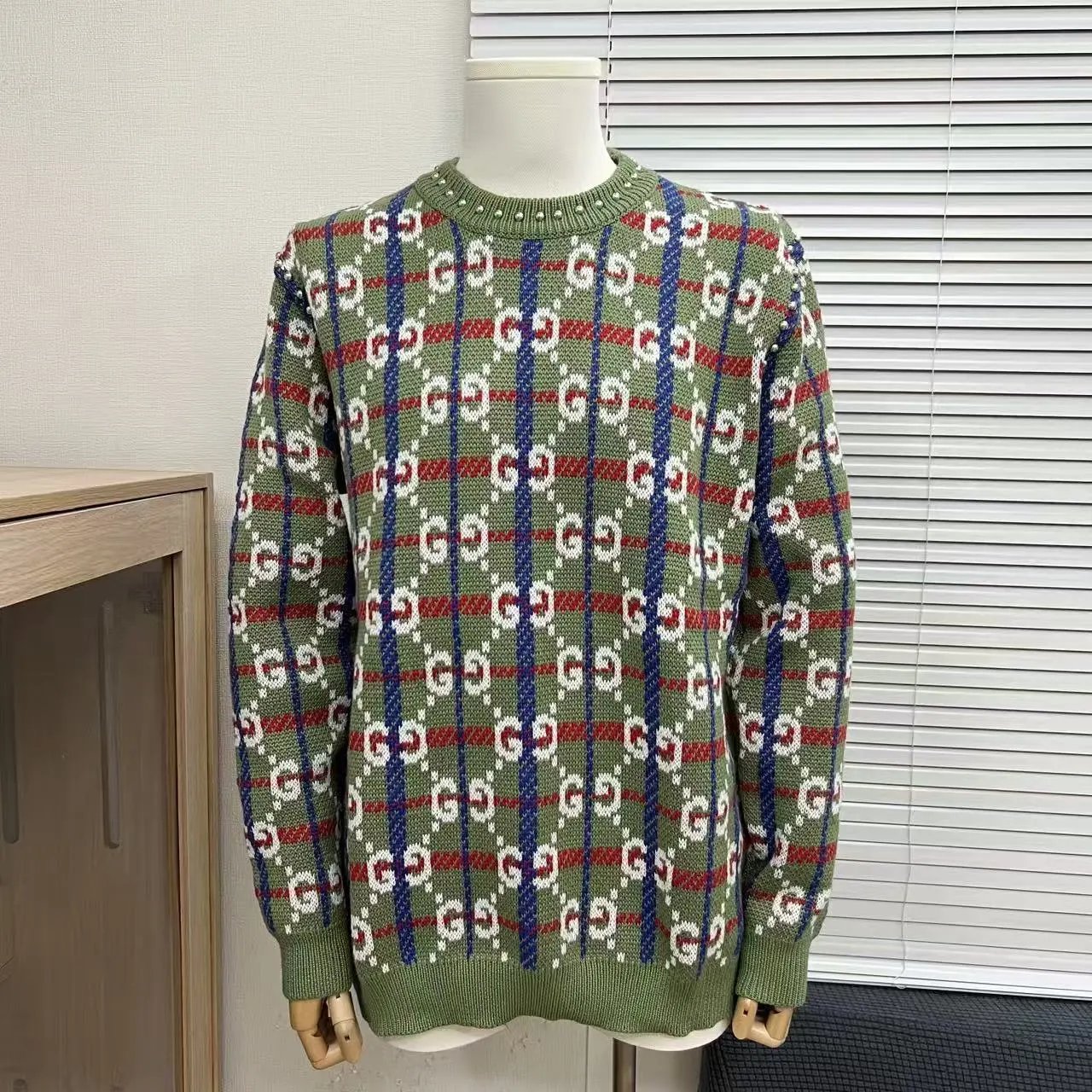 Gucci GG Monogram Gradient Knit Sweater - 13