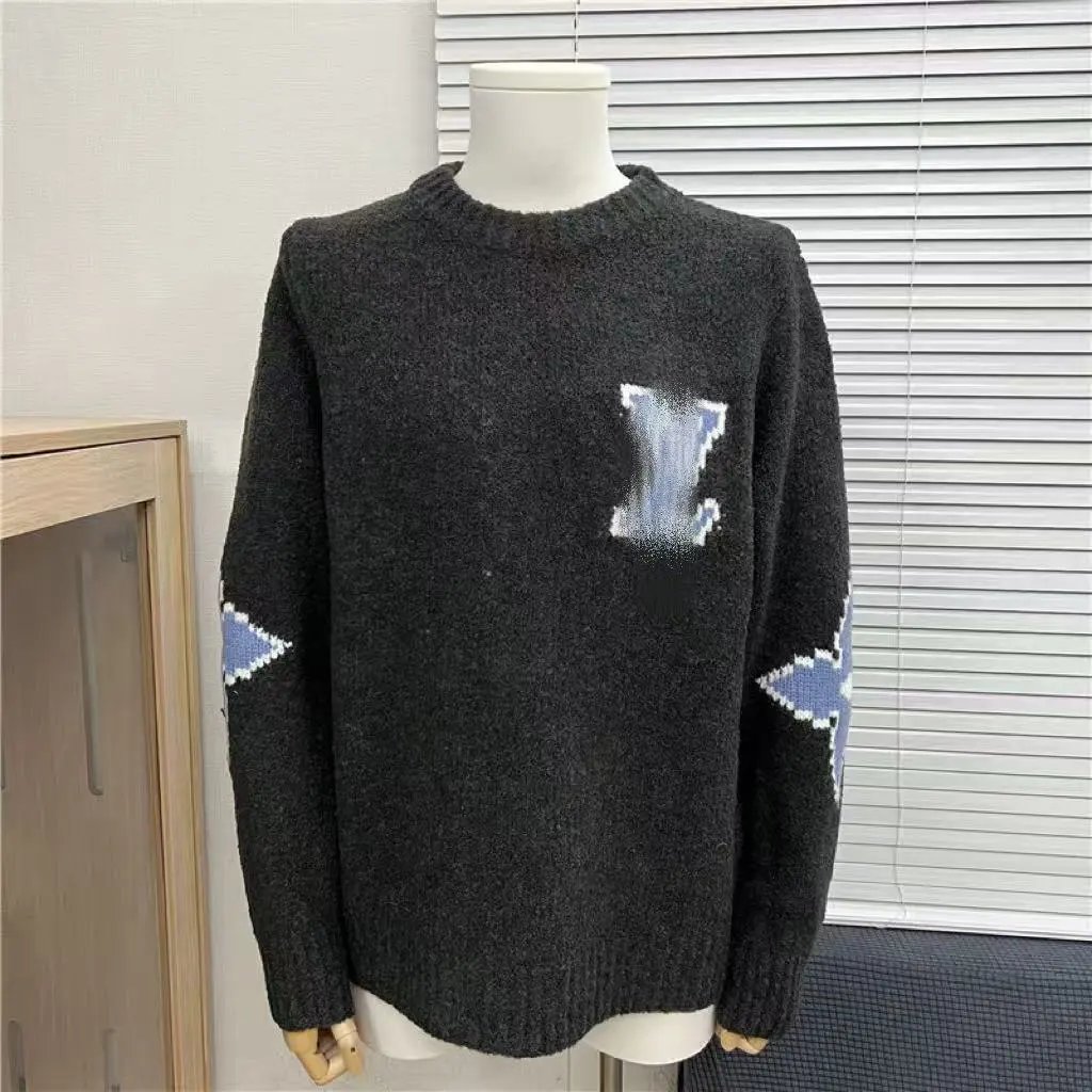 Gallery Dept. Distressed Logo Knit Sweater White - 8