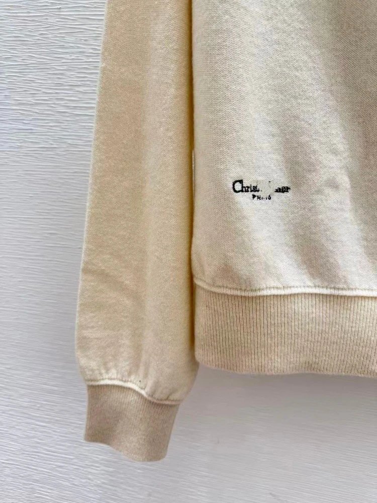 Dior CD Icon Hoodie Beige Hoodie - 6