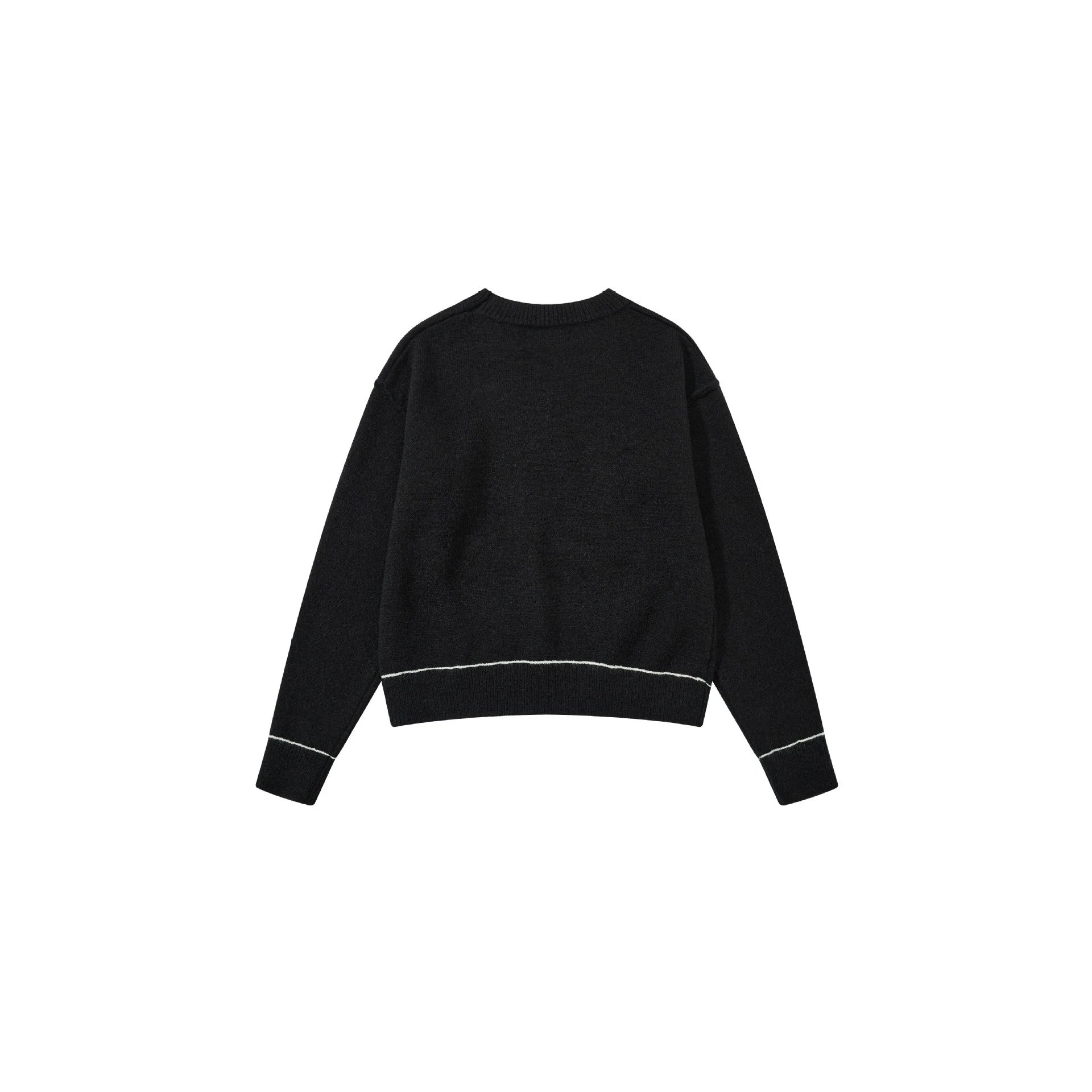 Matin Kim Logo Knit Sweater Off-White - 7