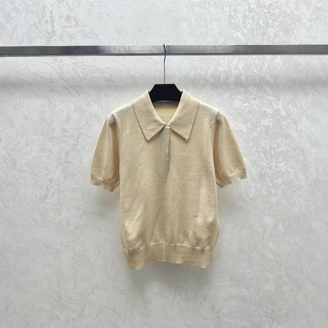 MMY Knit Polo Shirt in Charcoal Gray - 4