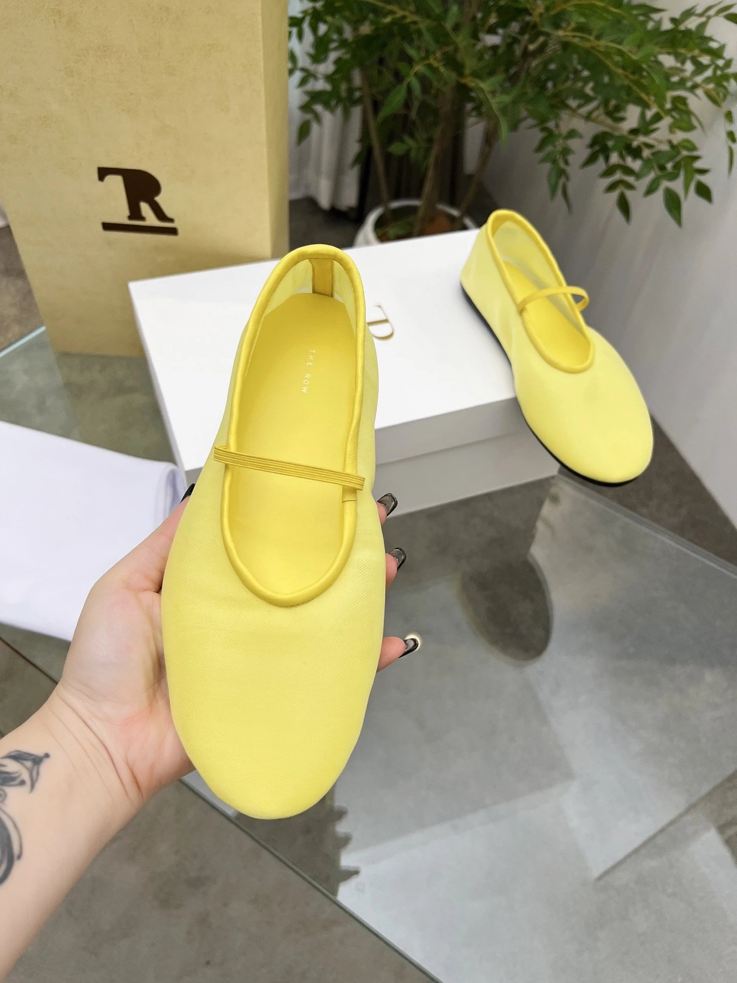 The Row Mary Jane Flat Black Shoes - 9