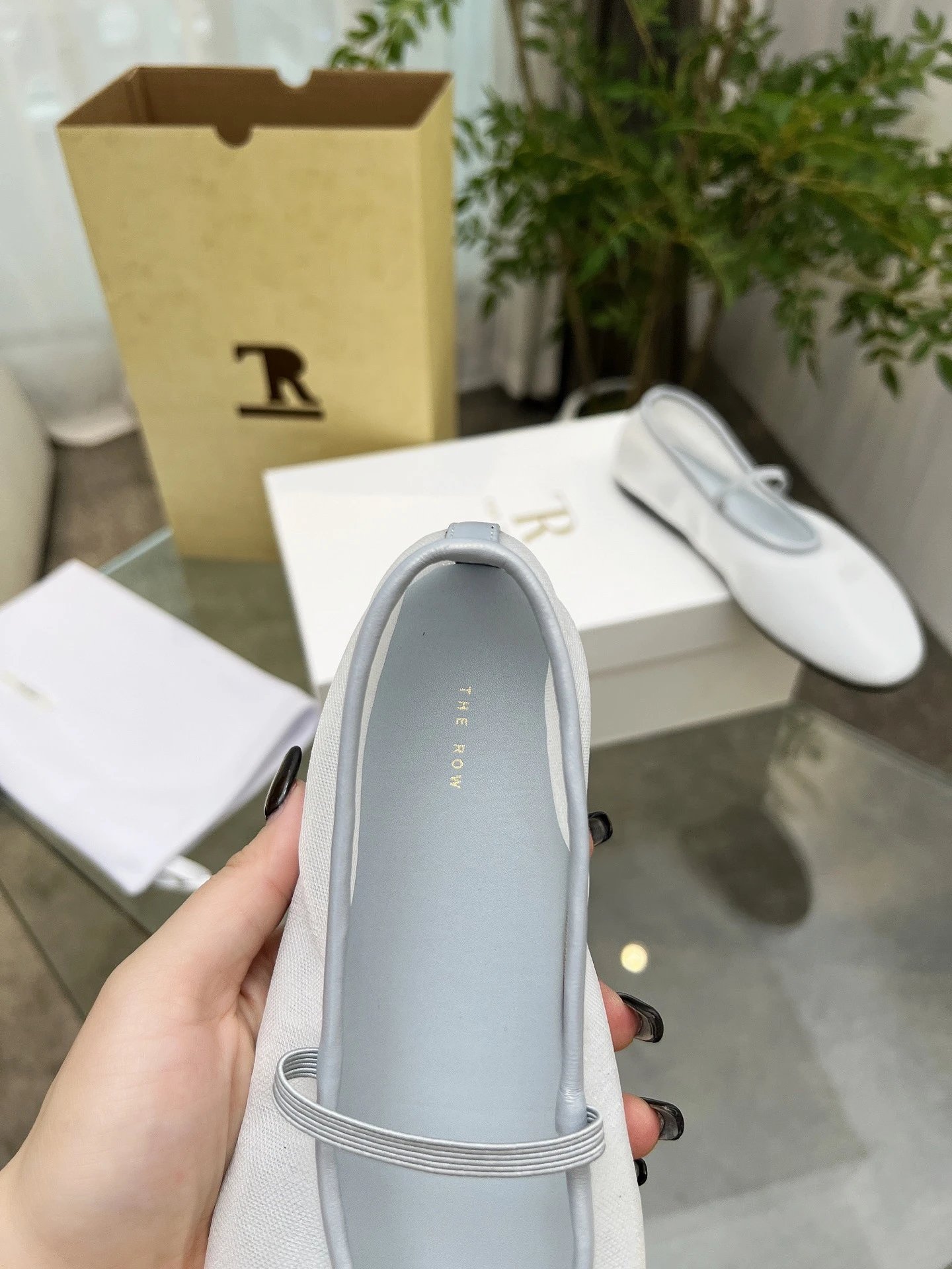 The Row Mary Jane Flat Black Shoes - 37