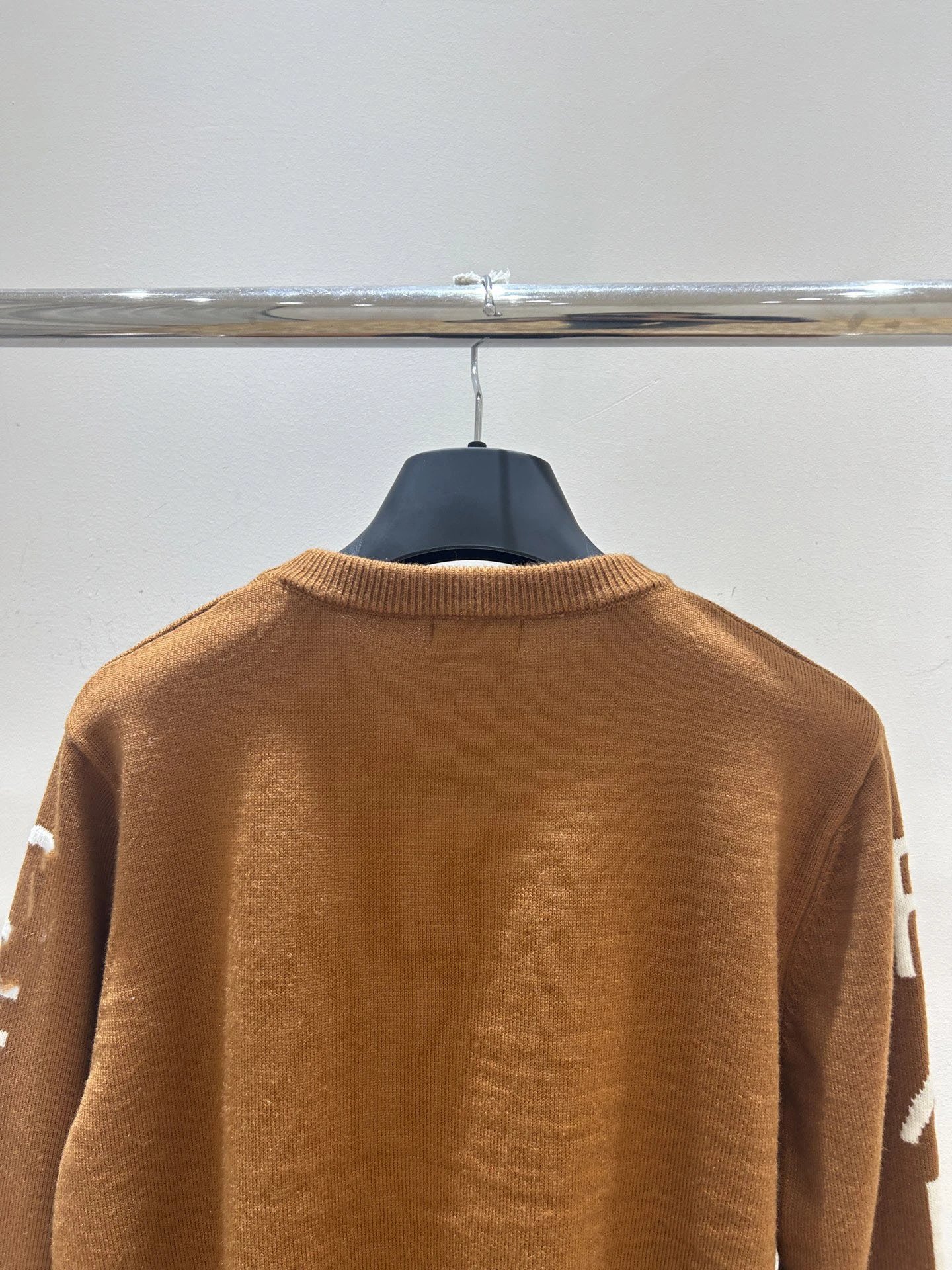Dior CD Logo Intarsia Knit Sweater Camel - 6