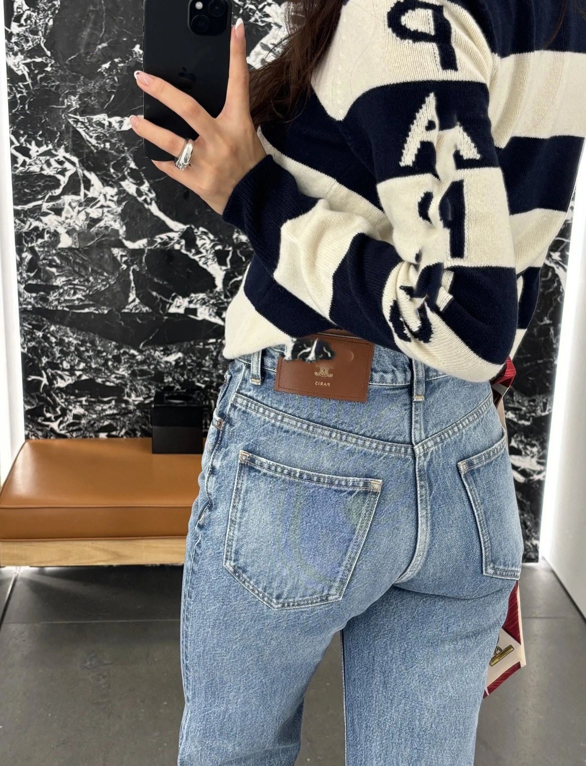 Dior CD Logo Intarsia Knit Sweater Camel - 20