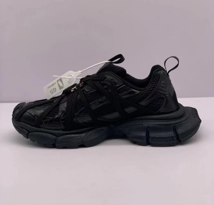 Off-White x Asics Gel-Burz 2 Black Chunky Sneakers - 3