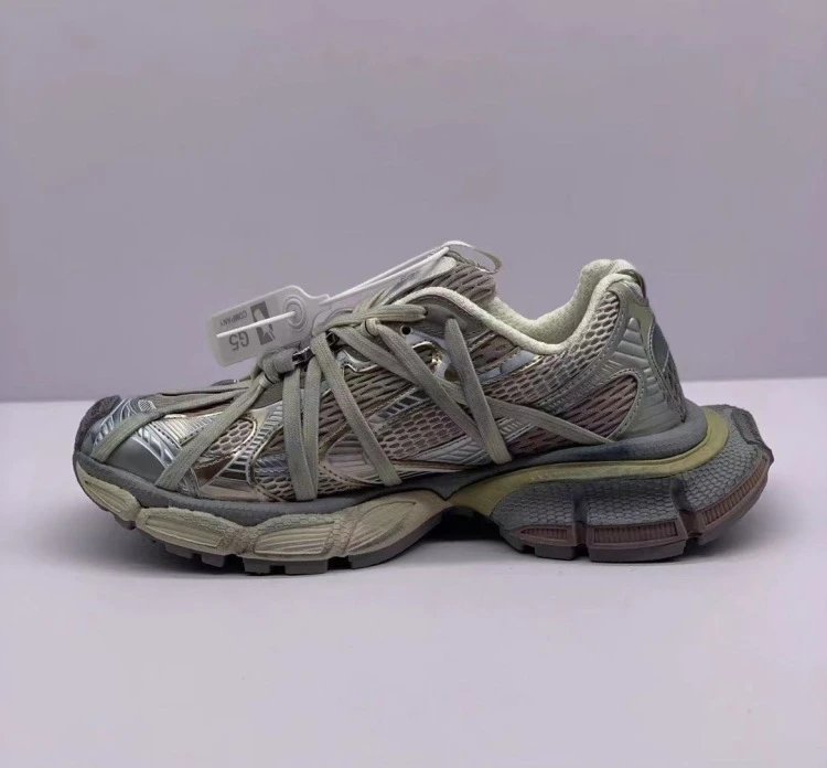 Off-White x Asics Gel-Burz 2 Black Chunky Sneakers - 7