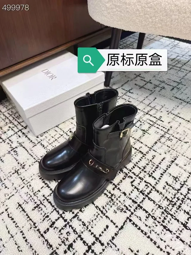 Dior Boots Buckle Strap Ankle product detail image 1
