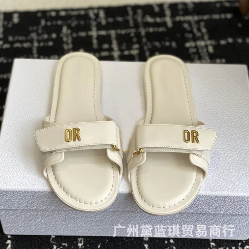 Dior OR Slide Sandals Black - 7